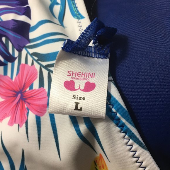 SHEKINI Tropical Floral Halter Bikini with Reversable Bottom!! NEW WITH… - Picture 13 of 16